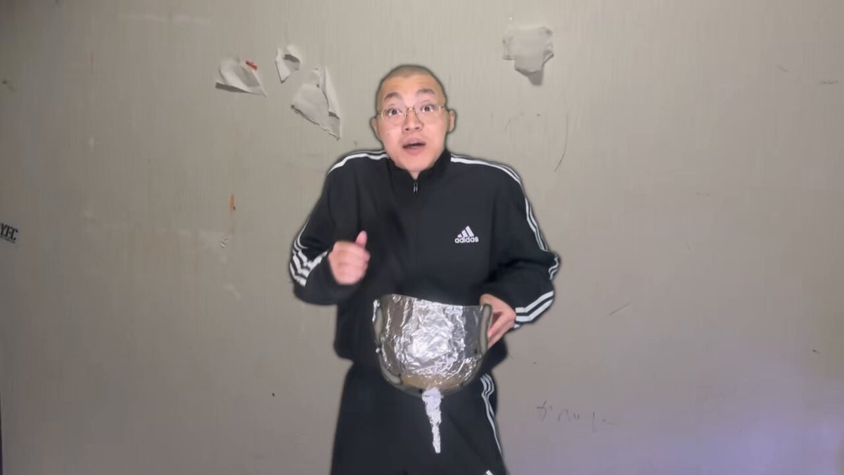 アルミホイルを被ったらメタル化してしまった陰謀論者